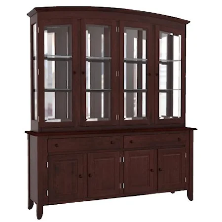 Customizable 72 Inch China Cabinet